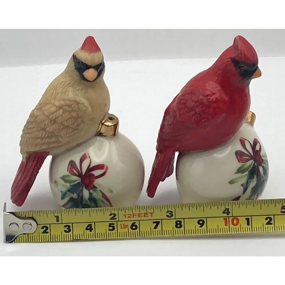 Lenox Winter Greetings Cardinal Salt & Pepper Shaker Set